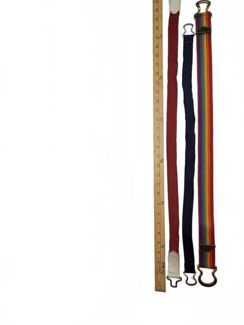 Vintage Rainbow Stretch Belt Lot - Picture 5 of 6